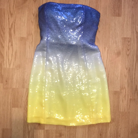 Kay Unger ombré dress
